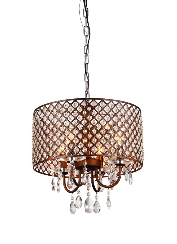 Alexia Antique Bronze Chandelier - Image 3