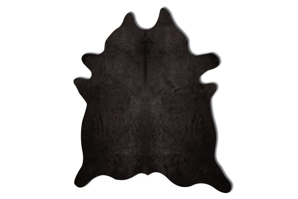 72" x 84" Black Cowhide - Rug - Image 2