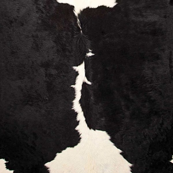 Black And White Cowhide Animal Print Area Rug - Image 2