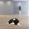 Black And White Cowhide Animal Print Area Rug - Image 3