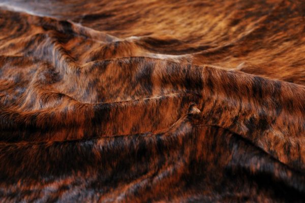 72" x 84" Classic and Brindle Cowhide - Rug - Image 2