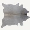 72" x 84" Natural and Light Gray Cowhide  Area Rug - Image 3