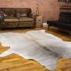 72" x 84" Natural and Light Gray Cowhide  Area Rug - Image 4