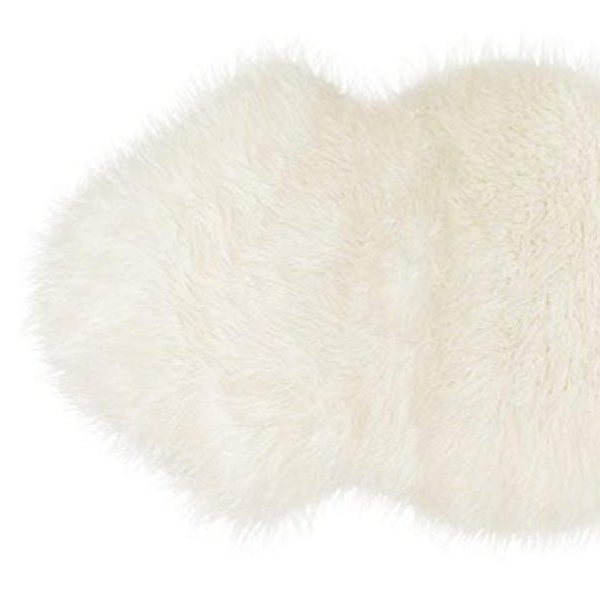 2' X 3' White Animal Print Area Rug - Image 3