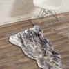 Gradient Grey Animal Print Area Rug - Image 2