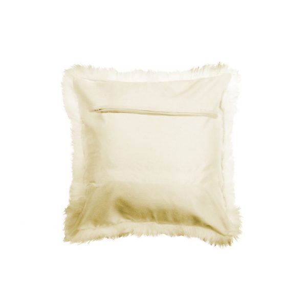 18" x 18" Natural Sheepskin Pillow - Image 2