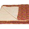 50" x 70" Maroon  Kantha Cotton   Throw Blanket - Image 2