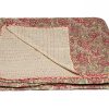 Beige Kantha Throw Blanket - Image 2