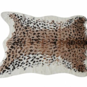 Leopard Spot Animal Print Area Rug
