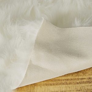 24" x 36" x 1.5" Off White Faux Rectangular - Area Rug