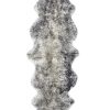 Gradient Grey Animal Print Area Rug