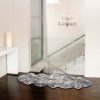 Gradient Grey Animal Print Area Rug - Image 3