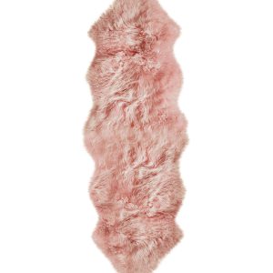 Pink Animal Print Area Rug
