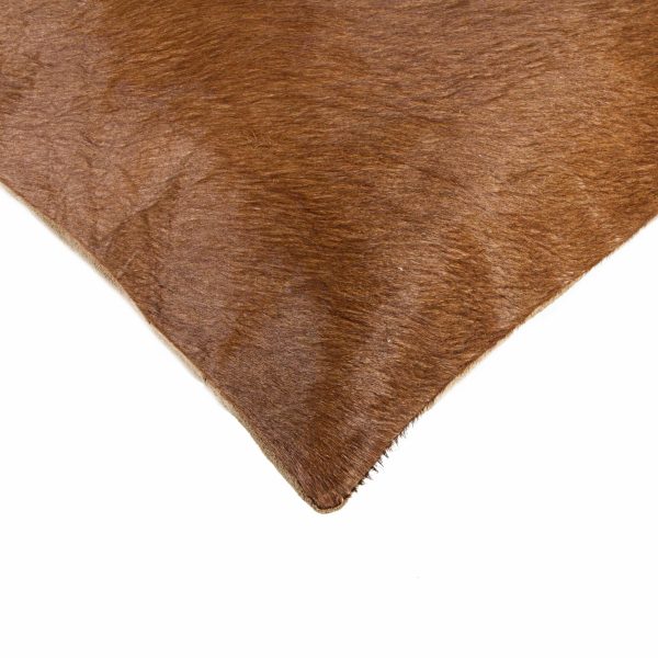 18" x 18" x 5" Brown Cowhide  Pillow - Image 2