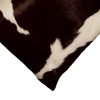 18" x 18" x 5" Chocolate And White Cowhide  Pillow - Image 3