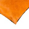 18" x 18" x 5" Orange Cowhide  Pillow - Image 2
