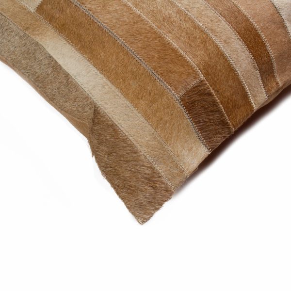 18" x 18" x 5" Tan  Pillow - Image 2