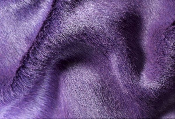 72" x 84" Purple Cowhide - Rug - Image 2