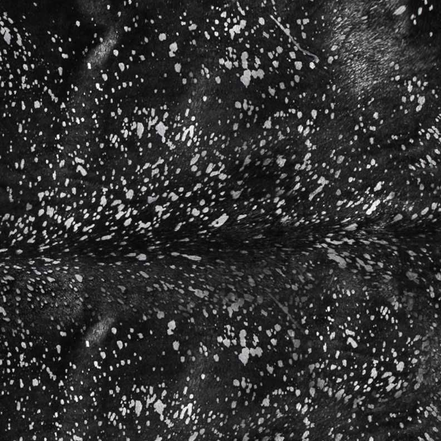 72" x 84" Black and Gold Cowhide - Area Rug - Image 2