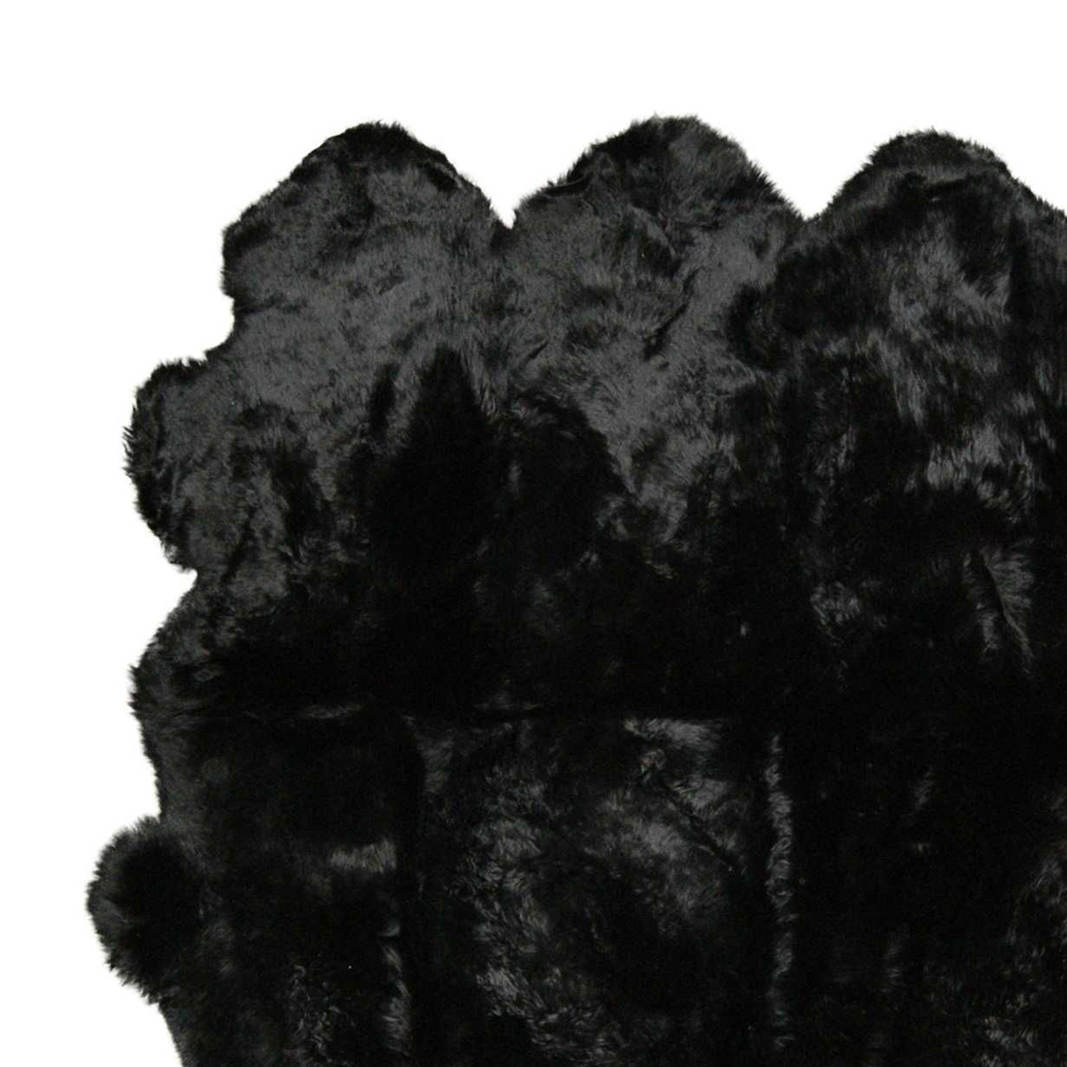 Black Animal Print Area Rug - Image 3