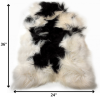 Spotted Black And White Animal Print Area Rug - Image 2