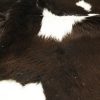 24" x 36" Chocolate And White Calfskin - Area Rug - Image 2