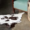 24" x 36" Chocolate And White Calfskin - Area Rug - Image 3