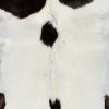 2' x 3' Natural Black and White Calfskin Area Rug - Image 3