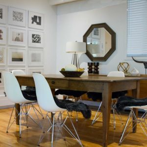 Black Natural Sheepskin Chair Seat Cover