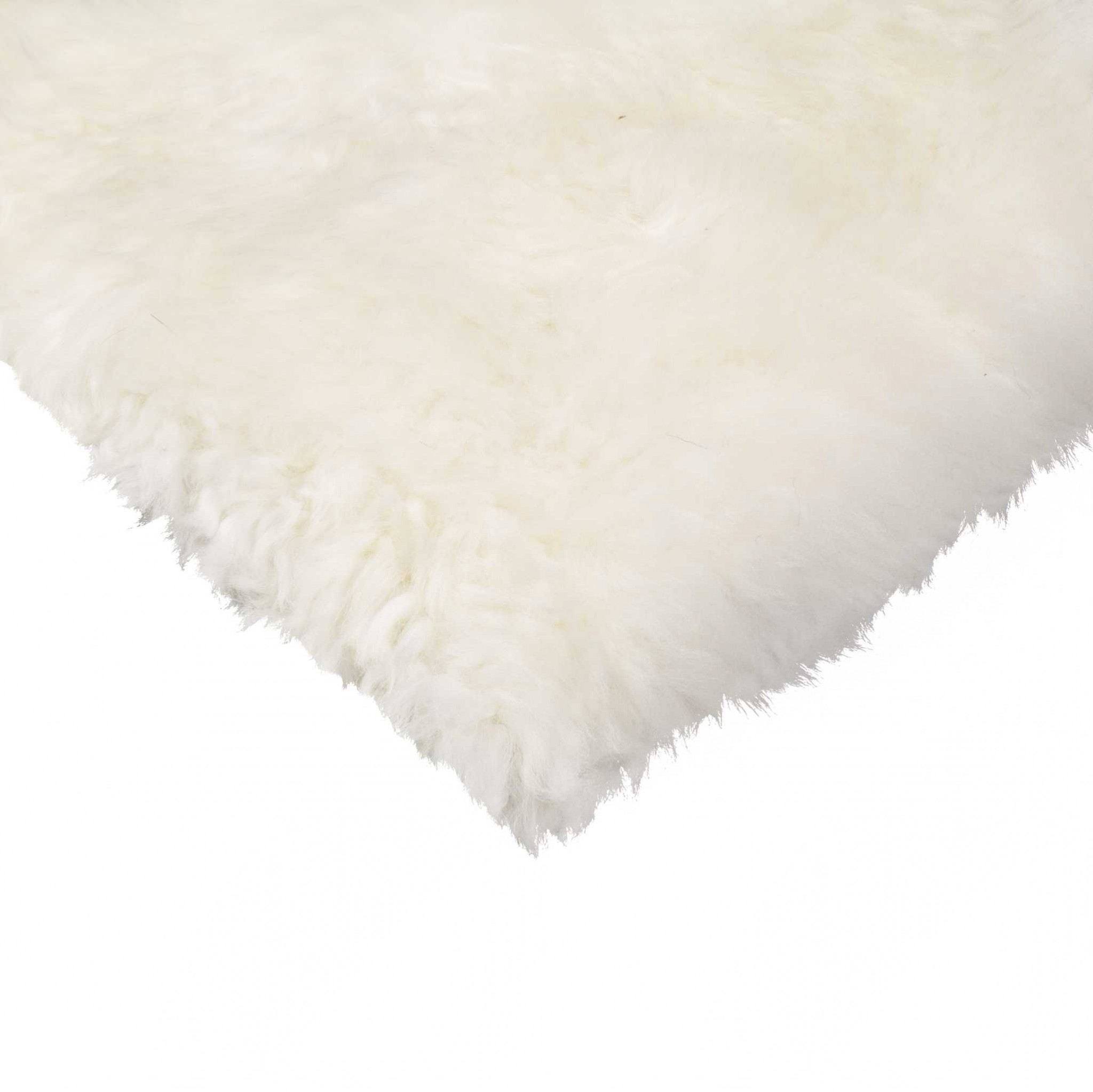 Natural Sheepskin Chair Seat Cover - Image 2