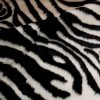 63" x 90" Zebra Black And White Print Area Rug - Image 2