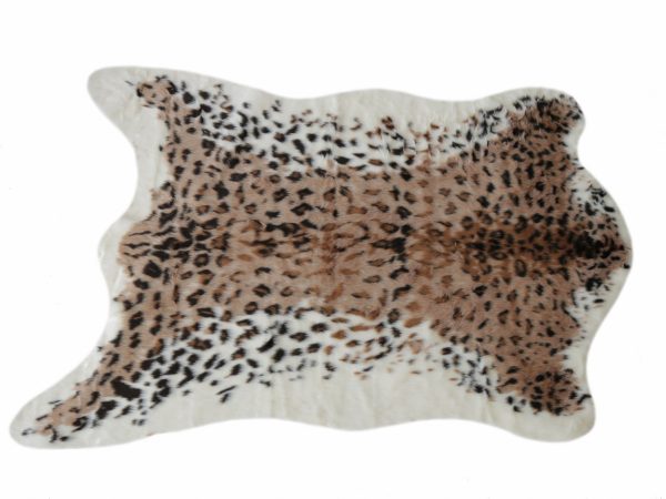 63" x 90" Leopard Faux Hide - Area Rug - Image 2
