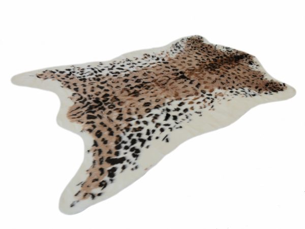 63" x 90" Leopard Faux Hide - Area Rug - Image 3