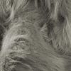 5' x 8' Gray Faux Sheepskin Area Rug - Image 2