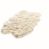 48" x 72" x 1.5" Off White Faux Sheepskin Area Rug - Image 2
