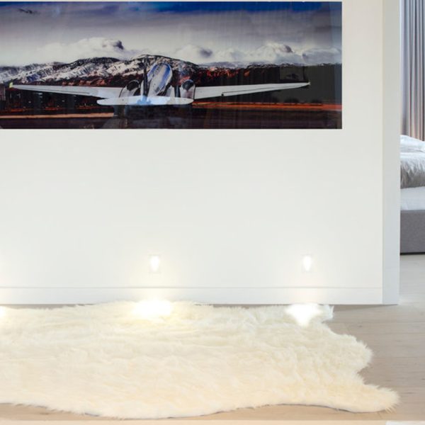 Off White Animal Print Area Rug - Image 3