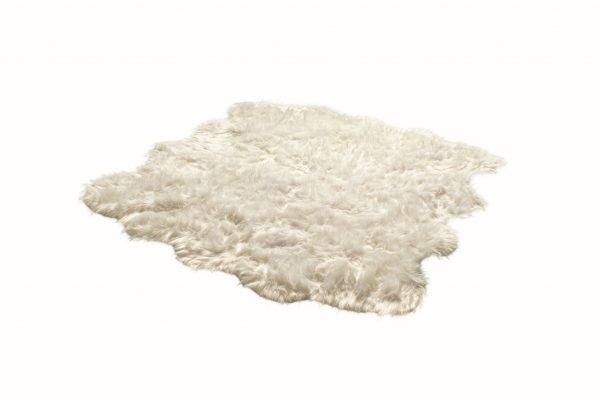 Off White Animal Print Area Rug - Image 3