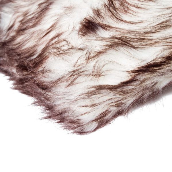 24" x 36" x 1.5" Gradient Chocolate Faux Sheepskin - Area Rug - Image 2