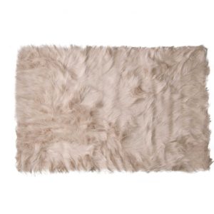 2' X 3' Taupe Animal Print Area Rug