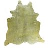 72" x 84" Lime and Silver Cowhide - Area Rug - Image 2