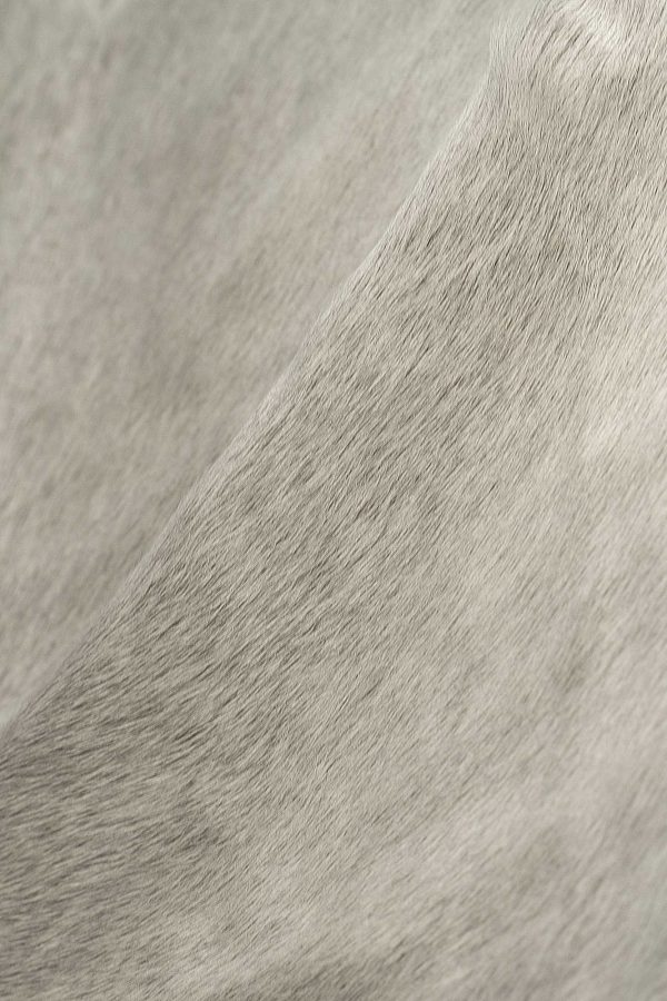 60" x 84" Natural And Light Gray Cowhide - Area Rug - Image 2