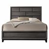 86" X 63" X 56" Queen Weathered Gray Paper Veneer Bed - Image 2