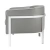 31" X 32" X 29" Gray Edgy Accent Chair - Image 4