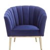 32" X 31" X 34" Blue Accent Chair - Image 2