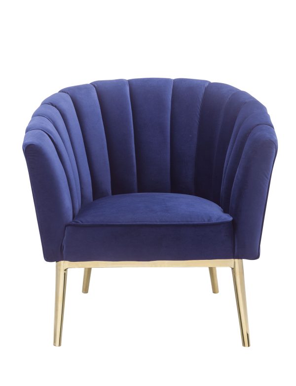 32" X 31" X 34" Blue Accent Chair - Image 2