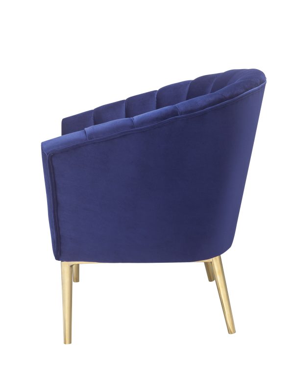 32" X 31" X 34" Blue Accent Chair - Image 4