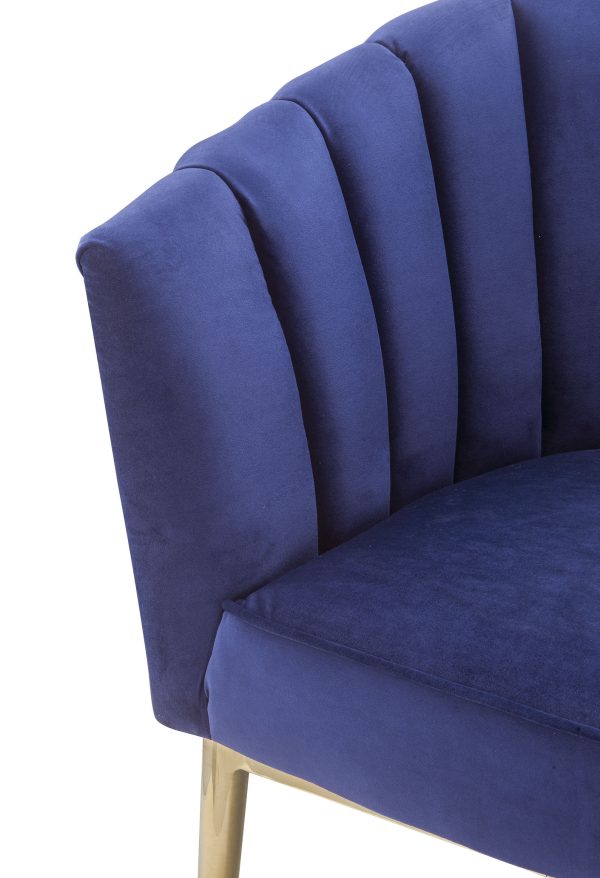 32" X 31" X 34" Blue Accent Chair - Image 5