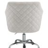 25" X 23" X 37" Champagne Velvet Office Chair - Image 3