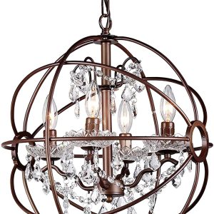 Edwards Antique Bronze 32-inch Chandelier