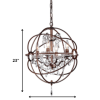 Edwards Antique Bronze 32-inch Chandelier - Image 2